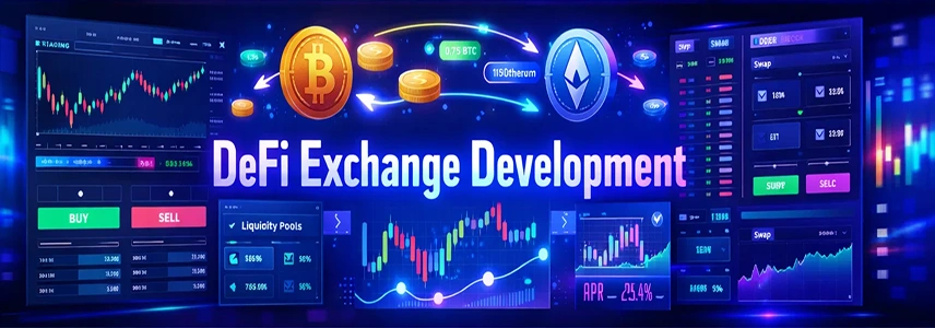 DeFi exchange development services